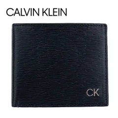 カルバンクライン Calvin Klein 財布 二つ折り メンズ ギフトボックス付き レザー 本革 札入れ カードケース 小銭入れあり ミニ財布 ブラック 人気 31CK130008