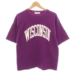 アンスクリア INSCRIRE Tシャツ カットソー 半袖 ロゴプリント S 紫 パープル 122SS-CUT19E /HNのサムネイル
