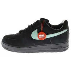 NIKE (ナイキ) × TIFFANY&CO AIR FORCE 1 LOW 1837 BLACK DZ1382-001 ティファニー エアフォース1 ローカットスニーカー シューズブラック US8/26.0cm