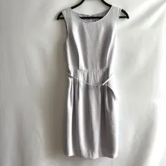 a.r.wワンピース紫パープルMノースリーブ袖なし夏服シンプル上品