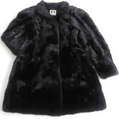 SAGA MINK サガミンク 逆毛ミンク ファーコート ロング 茶系 L相当 SAGA MINK サガミンク 逆毛ミンク ファーコート ロング 茶系 L相当