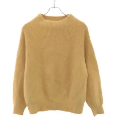 FRAY I.D フレイ アイディー ラクーンボトルネックプルオーバーニットセーター FWNT205004 イエロー F