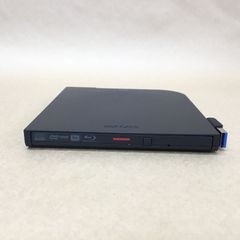 BUFFALO BDXL対応 USB3.0用ポータブルブルーレイドライブ BRXL-PT6U3-BKD スリムタイプ ブラック USB-C変換ケーブル