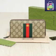 【今日特価】Gucci グッチ シングルジッパーポーチ オリジナル素材で良好な手触りと充実した収納を備える