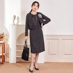 ママスーツ 卒業式 スーツ レディース セレモニースーツ 入学式 スーツ 母 卒園式 入園式 服装 母親 結婚式 フォーマルスーツ ４点セット キャミソール コサージュ おまけHZQ6067