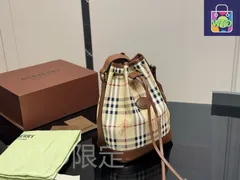 【今日特価】Burberry バーバリー バケットバッグ マルチカラー選択可能 手提げ・斜?両用デザイン
