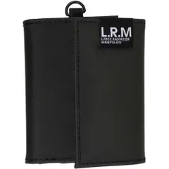 ☆ ターポリンブラック ☆ L.R.M コンパクト財布 コンパクト財布 三つ折り ミニ財布 三つ折り財布 三つ折財布 財布 お財布 さいふ サイフ ウォレット LRM lrm ブランド レディース メンズ おしゃれ オシャレ 使いやすい かわいい 小さめ