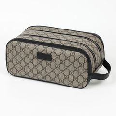 GUCCI グッチ バッグ メンズ レディース セカンドバッグ アウトレット ベージュブラック O TOILETRY 779861K5RMN9769