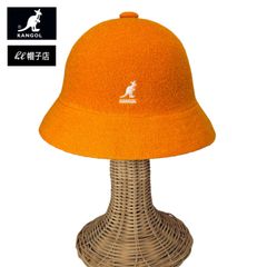 KANGOL バケットハット ベル型 オレンジ Lサイズ - メルカリ