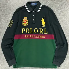 POLO RALPH LAUREN CUSTOM SLIM FIT Logo Embroidery L/S Polo ポロラルフローレン カスタムスリムフィット ビッグポニー刺繍 長袖 ポロシャツ M