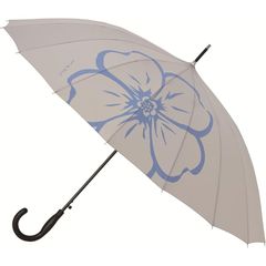 マブ(mabu) 日傘 傘 日傘兼用雨傘 レディース 58cm ベーシックジャンプ16 ワスレナグサ SMV-41455 長傘 雨傘 UVカット 遮光 晴雨兼用傘 おしゃれ 可愛い 軽量 花柄 人気 大きい 女性用 umbrella 0