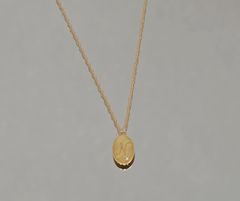 K18YG Nイニシャルネックレス 1.50g 40cm