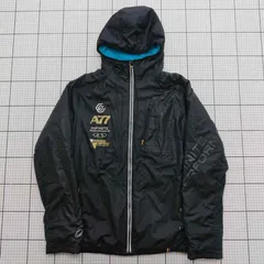 ◇ ⊇ ASICS アシックス 防寒 スポーツ系 長袖 パーカー サイズL ブラック系 メンズ E  【1508250043772】