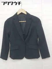 ◇ CLEAR IMPRESSION クリアインプレッション 長袖 テーラード ジャケット サイズ1 ネイビー レディース 【中古】 【1105310018864】のサムネイル