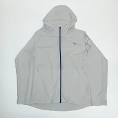 【最終値下げ SALE】Diadora ディアドラ フード付きジャケット トレーニングウエア ホワイト ポケット付き L B202507のサムネイル