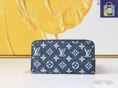 【今日特価】Louis Vuitton ルイ・ヴィトン モノグラムデニムウォレットシリーズ ジャガードデニムと牛皮を採用する-WTO輸入2