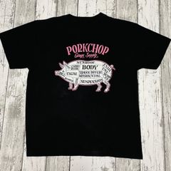 L BK PORKCHOP PORK BACK TEE ブラック　木村拓哉 L BK PORKCHOP PORK BACK TEE ブラック 木村拓哉 - メルカリ