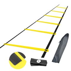 新品 ラダー トレーニングラダー 3m 6m 8m 野球 サッカー 敏捷性 練習 連結可能 収納袋付