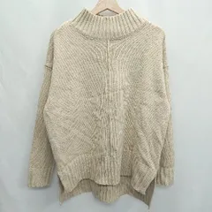 ◇ ⊇ DRESKIP ドレスキップ 長袖 ニット セーター サイズM ベージュ系 レディース E  【1501160036681】