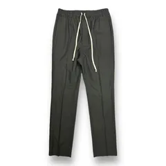国内正規 Rick Owens 22AW DRAWSTRING SLIM LONG RU02B2390-ZL ウール スラックス イージーパンツ リックオウエンス 48 66126Aのサムネイル