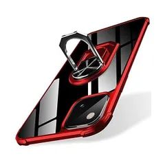 Google Pixel 5 ケースリング 耐衝撃 クリア 薄型 透明 PC 米軍MIL規格 全面保護 車載対応ホルダー対応 ケースすり傷防止