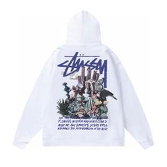 STUSSY SS23 幻境マジックプリントフーディ 男女兼用