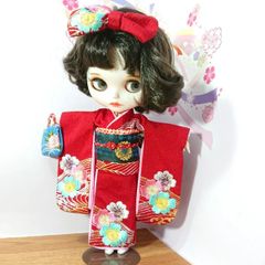 1/6ドール用着物アウトフィットNO14