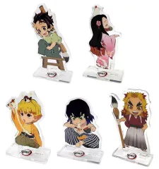 【中古】アクリルスタンド・アクリルパネル 全5種セット 「鬼滅の刃×ufotable cafe 2020年お正月イベント アクリルスタンド」