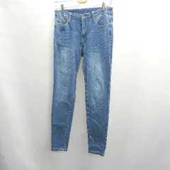 ◇ Θ antiqua アンティカ ダメージ加工 デニムパンツ サイズ S ブルー系 レディース E  【1411210000756】