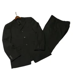90s~00s Y2K★ MONSIEUR NICOLE ムッシュ ニコル 通年★ 3B セットアップ スーツ Sz.50 メンズ 黒 日本製のサムネイル