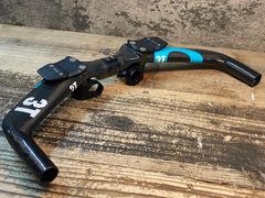 3T Vola Team 380mm ベースバーアームレストセット JA190 3T VOLA TEAM カーボン ベースバー Φ31.8 380mm OEM