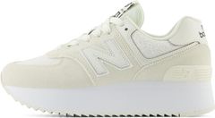 [ニューバランス] スニーカー WL574Z 574+ 厚底 レディース BJ(WHITE)  B