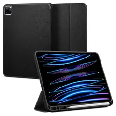 Spigen iPad Pro 11インチ ケース (2022 2021 2020 2018)用 第4/3/2/1/世代対応 カバー スタンド Apple Pencil収納 耐衝撃 すり傷防止 ファブリック カバー 衝撃 吸収 アーバンフィット A