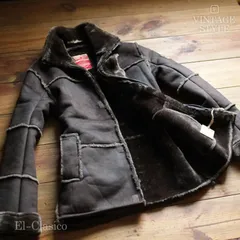 新品*フランス*Redtagトスカーナ ムートンコート choco■秋冬 メンズ 肉厚 極寒 ボア アウター ジャケット エレガント◆TOSCA-CHO