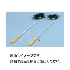（まとめ）自在瓶ブラシ L400×50×120〔×3セット〕