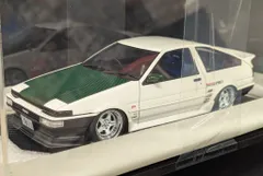 AE86 トレノ後期　4AG エンジン付き ラジコンボディ　ホイール付き トヨタ スプリンター トレノ AE86 ホワイトボディセット