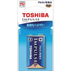 東芝 アルカリ乾電池 9V形 IMPULSE
