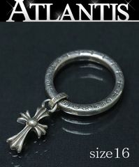 CHROME HEARTS 銀座店 クロムハーツ ベイビーファットクロス NTFL リング シルバー SV925 約16号 98421