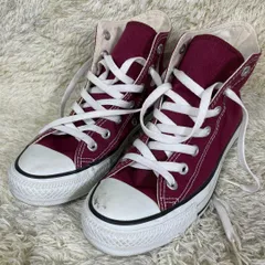 コンバース　オールスター　スニーカー　ハイカット　ボルドー　23.5