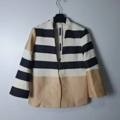 未使用Acne Studios テーラードジャケット 34 ブラウン/ベージュ綿 未使用Acne Studios テーラードジャケット 34 ブラウン/ベージュ