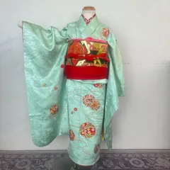 410ag98◎七五三 七歳 女児 着物&袋帯&長襦袢 セミアンティーク◎ Amazon | [NISHIORI] 七五三 7歳 女の子 着物 セット 絵羽柄