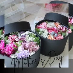 母の日　ギフト　直送　ボックスフラワー　カーネ　502