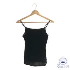 ☆美品☆ GU ジーユー トップス キャミソール シンプル レディース ブラック M 901-1469 送料無料 古着