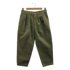 トリココムデギャルソン　チェック　ゴム　パンツ　グリーン　緑 140-902505060021_1.jpg