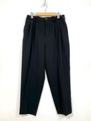 美品 CITY シティ 113240001 定価16500円 WIDE TAPETRED パンツ size2/黒  ■■◎メンズ