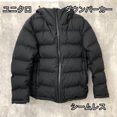ダウン90%使用　大きいサイズ UNIQLO ユニクロ 高品質 シームレス ダウンパーカー 　 ジャケット XL メンズ アウター　クリーニング済み　戌