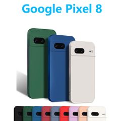 Google Pixel 8 ケース シリコン 保護ケース ハードケース 衝撃吸収 人気 ストラップホール おすすめ ピクセル エイト 軽量 ソフトスマホカバー