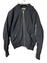 Z1343 ACNE STUDIOS MA-1ジャケット ブラック サイズ34