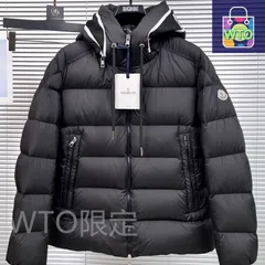 ［極美品］モンクレール　ダウンジャケット　ダウンパーカー　ラセット　1 MONCLER Matt Black ダウンジャケット JOUGLAR 1A000-82-596K7