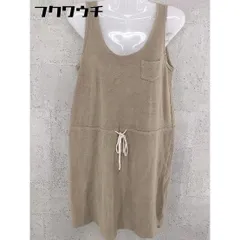 ◇ ADAM ET ROPE アダムエロペ ノースリーブ 膝丈 ワンピース サイズ38 ブラウン系 レディース 【中古】 【1101290001650】